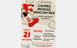 Courez, Rigolez &amp; Rencontrez ! - après-midi sportive et conviviale