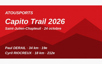 Capito Trail : deux Atousports classés à Saint-Julien-Chapteuil