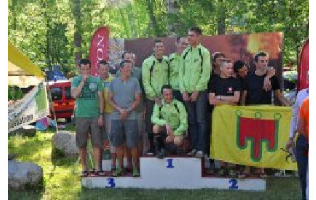 CHAMPIONS DE FRANCE DE TREKKING SAPEURS POMPIERS