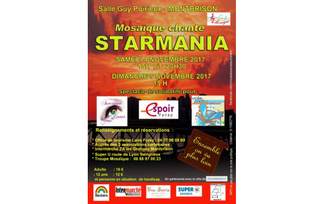 Concert Starmania pour Les yeux du coeur