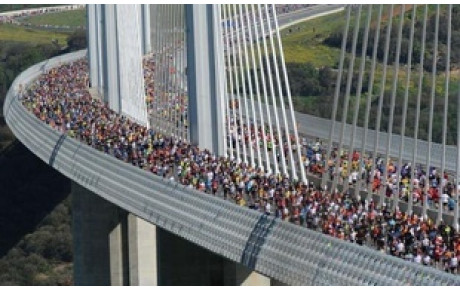 Course Eiffage du viaduc de Millau