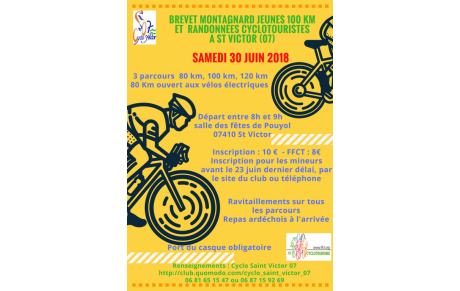 Brevet montagnard à Saint Victor (07)
