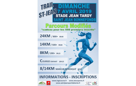 Inscriptions au Trail Saint-Jean ouvertes.