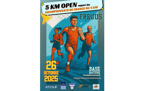 Championnat de France 5 km à Fréjus 26/10/2025